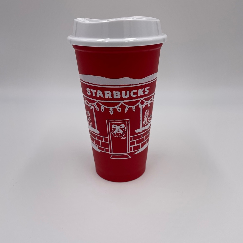 New! Starbucks Christmas 2025 Festive Red / White 16 oz Holiday Cup